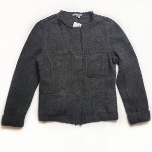 Vince | Wool Blend Snap Front Jacket | 8